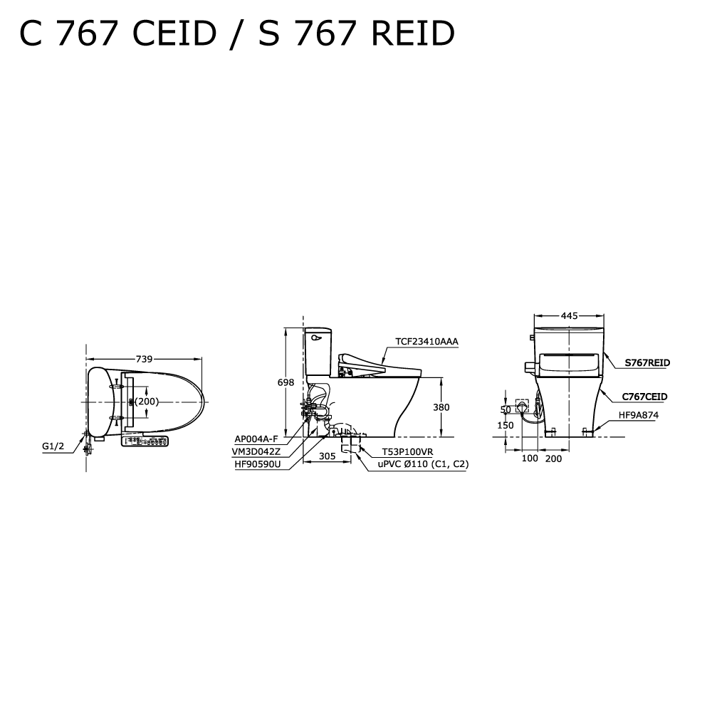 C767CEID/S767REID/
TCF23410AAA