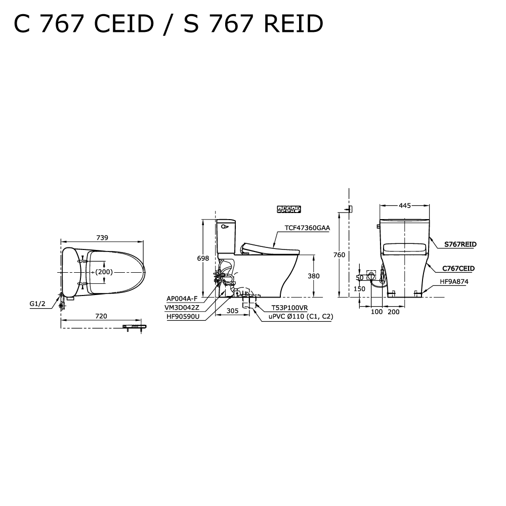 C767CEID/S767REID/
TCF47360GAA